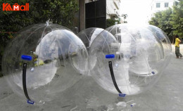 inflatable zorb ball soccer is fun